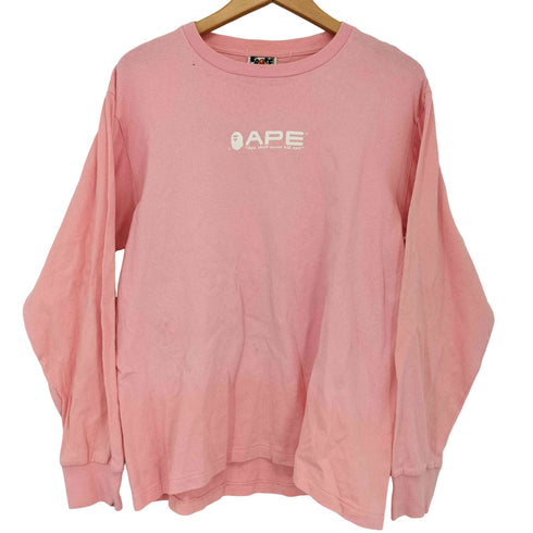 アベイシングエイプ A BATHING APE ロングスリーブ ASNKA Tシャツ レディース import:M
