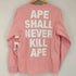 アベイシングエイプ A BATHING APE ロングスリーブ ASNKA Tシャツ レディース import:M