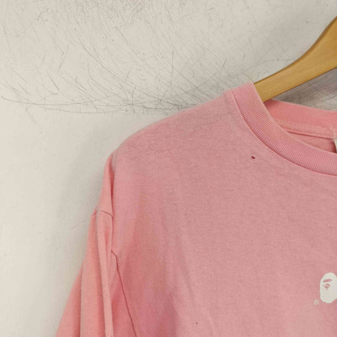 アベイシングエイプ A BATHING APE ロングスリーブ ASNKA Tシャツ レディース import:M