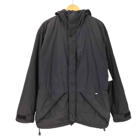 ステューシー Stussy 00S 紺タグ thermolite PLUS 裏地メッシュ ロゴラバータブ コットン ポリ アイロン 中綿 フーデッド ジャケット メンズ