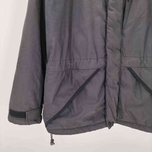 ステューシー Stussy 00S 紺タグ thermolite PLUS 裏地メッシュ ロゴラバータブ コットン ポリ アイロン 中綿 フーデッド ジャケット メンズ