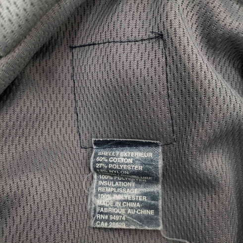 ステューシー Stussy 00S 紺タグ thermolite PLUS 裏地メッシュ ロゴラバータブ コットン ポリ アイロン 中綿 フーデッド ジャケット メンズ