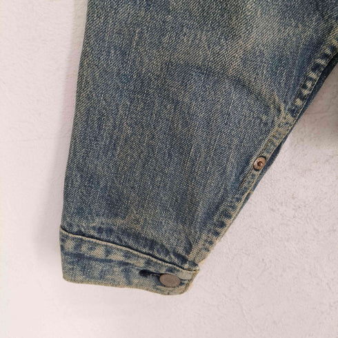 リーバイス Levis 90s 92年製 ボタン裏J02 日本製 70502XX BIGE シンチバック 1st デニムジャケット メンズ 38