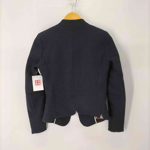 デンハム DENHAM ノーカラー コットン テーラードジャケット レディース import:S