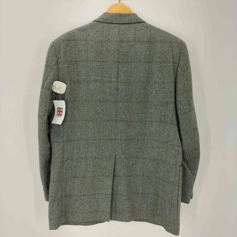 yorkshire Tweed 英国製 グレンチェック ツイード ウール 2B テーラード ジャケット メンズ