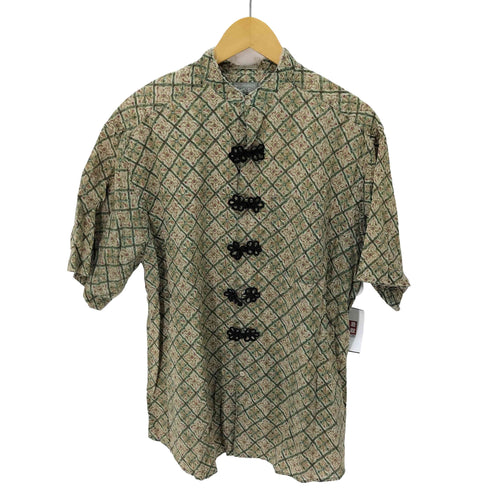 hayes チャイナボタン バンドカラーシャツ レディース import:L