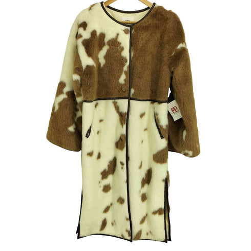 ムルーア MURUA 21AW カウ エコファーコート レディース FREE