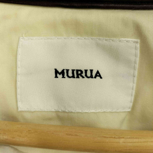 ムルーア MURUA 21AW カウ エコファーコート レディース FREE
