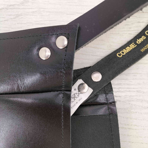コムデギャルソン COMME des GARCONS 10SS レザー甲冑ベルト ホルスター メンズ