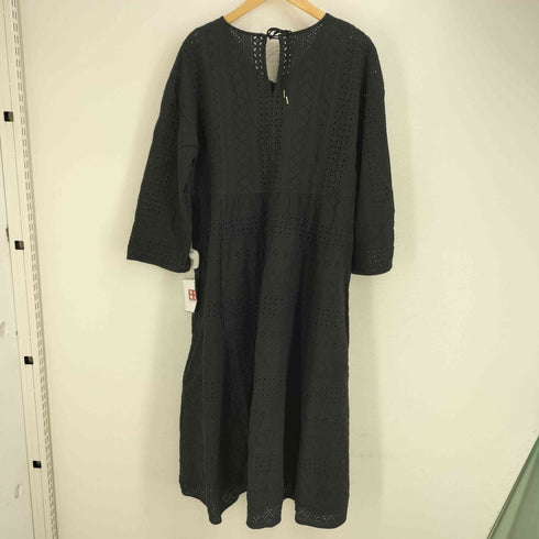 グリーンレーベルリラクシング GREEN LABEL RELAXING カットワーク カフタン ワンピース レディース