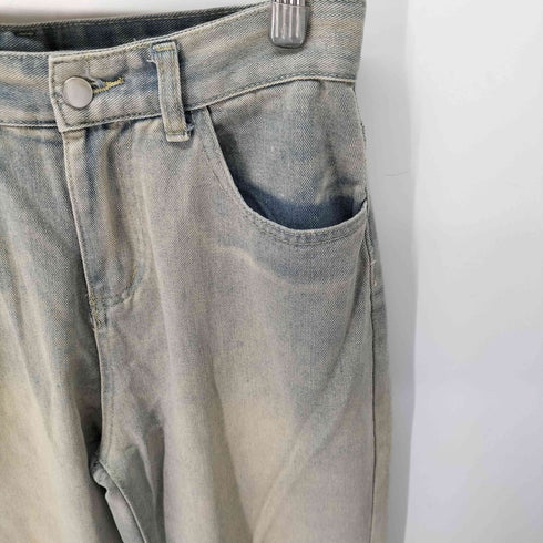 Y2K クロス ダメージ加工 デニム パンツ メンズ XL