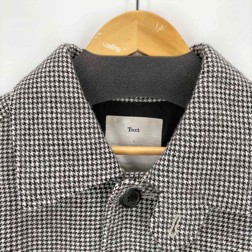 Text Natural Color Alpaca Tweed Travel Coat メンズ JPN:2