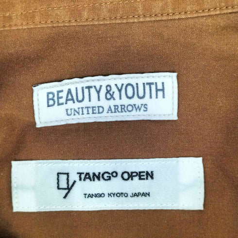 ビューティーアンドユースユナイテッドアローズ BEAUTY & YOUTH UNITED ARROWS BY TANGO ブロード テーパード シャツ メンズ JPN:L