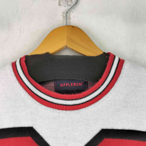 アップルバム APPLEBUM ナンバリング クルーネックニット メンズ M