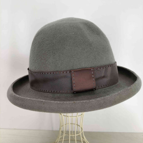 ランバンオンブルー LANVIN en Bleu ウールラウンドハット メンズ FREE