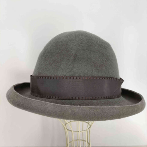 ランバンオンブルー LANVIN en Bleu ウールラウンドハット メンズ FREE