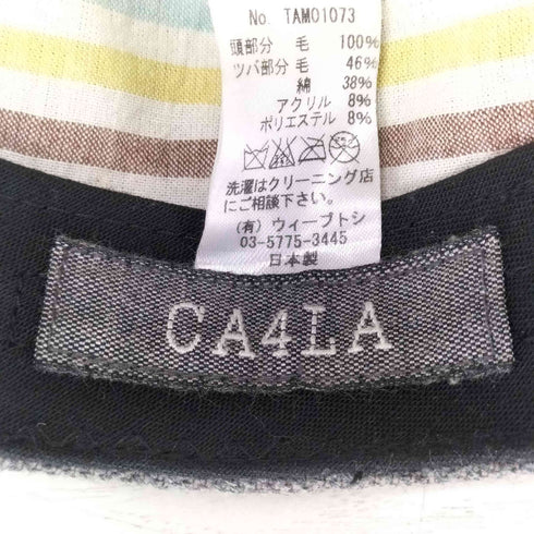 カシラ CA4LA Aワッペン ウールキャップ レディース FREE