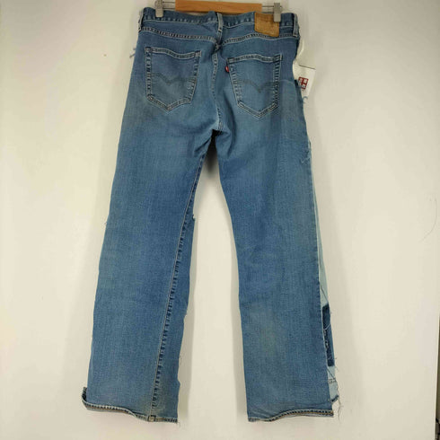 再構築 ワイドデニムパンツ メンズ