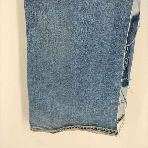 再構築 ワイドデニムパンツ メンズ