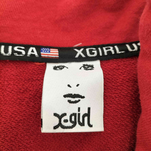 エックスガール X-girl ロゴ刺繍コットンアノラック レディース 1