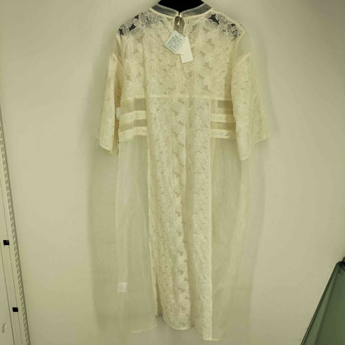 ウィルフリー willfully flower organdy lace switching layered OP レディース