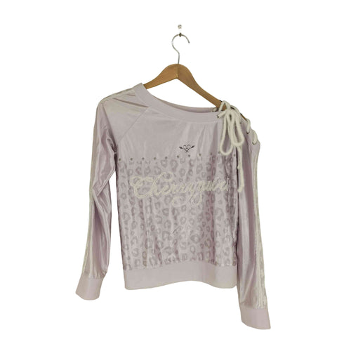 CHERRYQUIRI 刺繍&レースデザインカットソー Y2K レディース