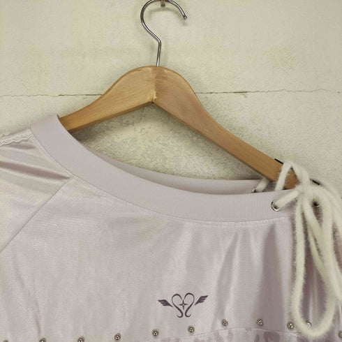 CHERRYQUIRI 刺繍&レースデザインカットソー Y2K レディース