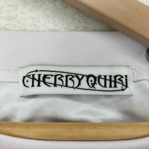 CHERRYQUIRI 刺繍&レースデザインカットソー Y2K レディース