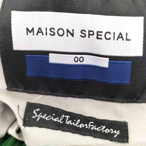 メゾンスペシャル MAISON SPECIAL オメガリブピンタックワイドパンツ メンズ 00