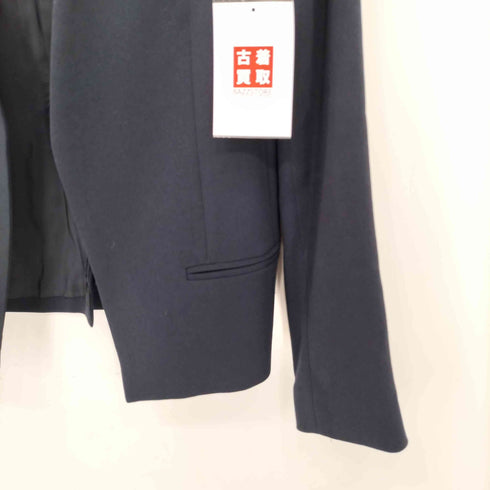 セオリー theory BENEFIELD ELEVATE CREPE2 ノーカラー ボタンレス テーラードジャケット レディース JPN:2