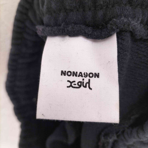 エックスガール X-girl ×NONA9ON サイドラインスウェットパンツ レディース S