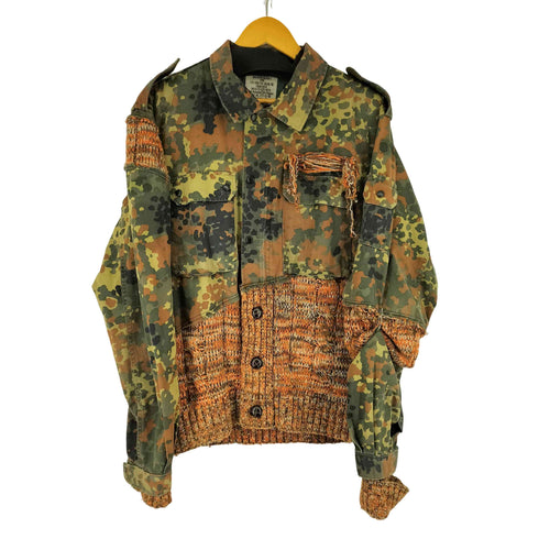 フレクターカモ 再構築 ニットドッキングジャケット メンズ