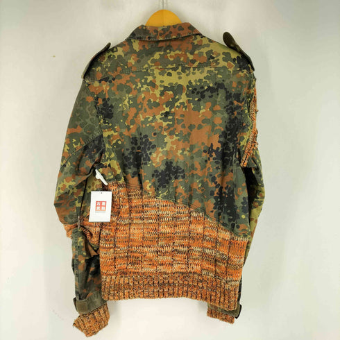 フレクターカモ 再構築 ニットドッキングジャケット メンズ