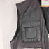 マルチポケット レザーフィッシングベスト メンズ