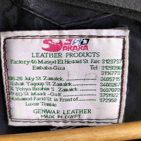 マルチポケット レザーフィッシングベスト メンズ