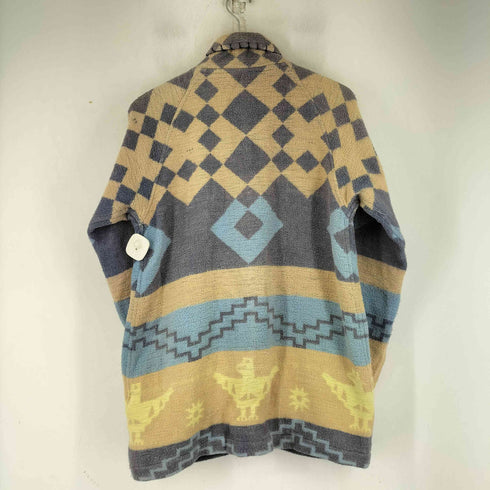 HAND LIGHT ネイティブ柄コンチョジャケット メンズ M