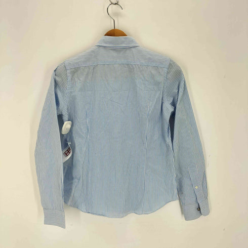 アベイシングエイプ A BATHING APE フロントワッペン ストライプレギュラーカラーシャツ メンズ import:XS