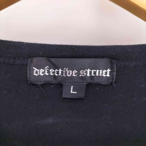 defectibe struct 平成 ラメ VネックTシャツ メンズ JPN:L
