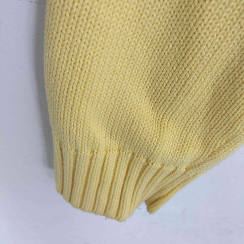 トミーヒルフィガー TOMMY HILFIGER エンブレム刺繍 コットンニット メンズ import:M