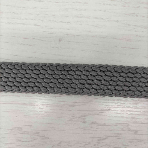 ラルコバレーノ Larcobaleno イタリア製 編み込み レザーベルト メンズ L