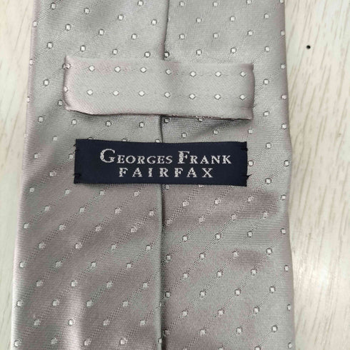 フェアファクス FAIRFAX GEORGES FRANK ドット柄 シルクネクタイ メンズ