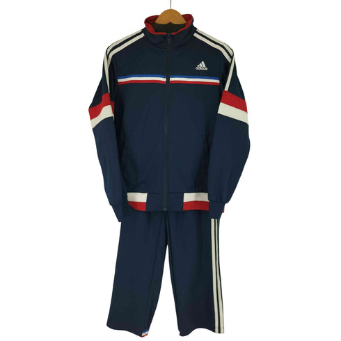 アディダス adidas トリコロール トラックジャケット トラックパンツ セットアップ メンズ S
