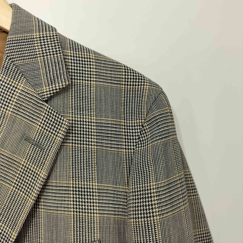 アザブテーラー 麻布テーラー AZABU TAILOR グレンチェック ウールテーラードジャケット メンズ JPN:44