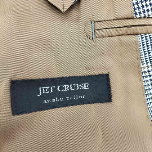 アザブテーラー 麻布テーラー AZABU TAILOR グレンチェック ウールテーラードジャケット メンズ JPN:44
