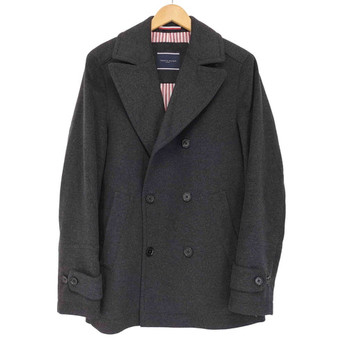 トミーヒルフィガー TOMMY HILFIGER ウールピーコート メンズ JPN:48