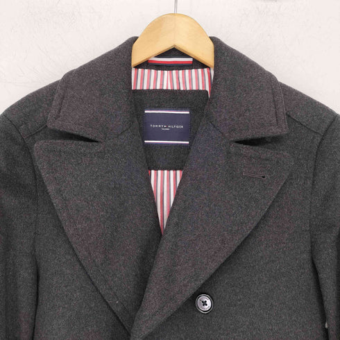 トミーヒルフィガー TOMMY HILFIGER ウールピーコート メンズ JPN:48