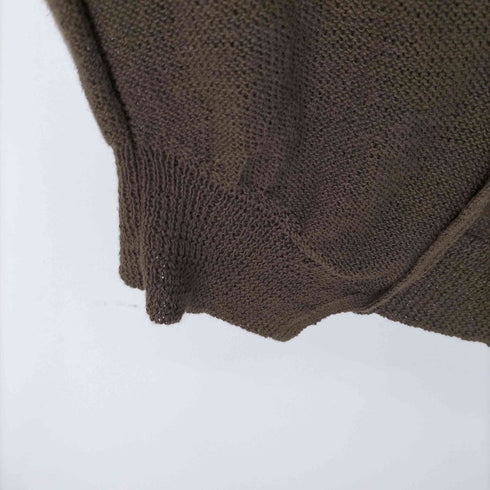 ワイズ Ys リネン混 半袖メッシュカーディガン レディース JPN:2