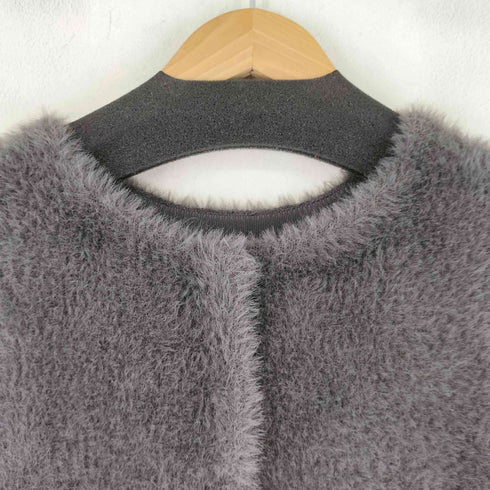 プラステ PLST フェザーヤーン 2WAY カーディガン レディース