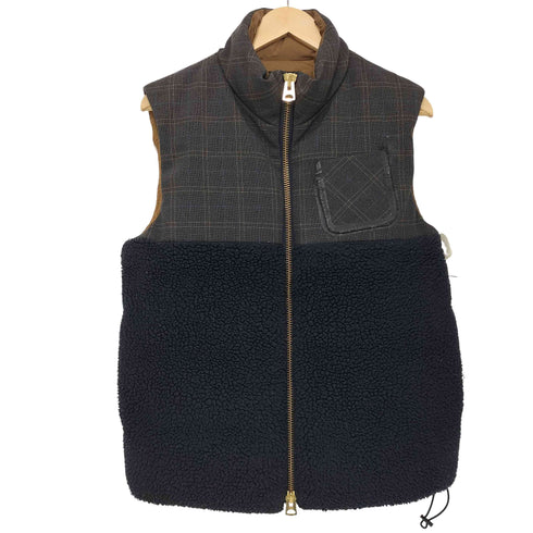 ゼロエイトサーカス 08sircus チェック ボア 切替 ダウンベスト メンズ 2/48