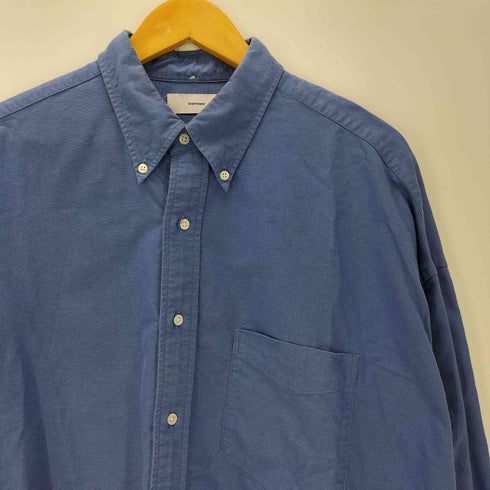 グラフペーパー Graphpaper 25AW Oxford L/S Oversized B.D Shirt オックスフォード ロングスリーブ オーバーサイズ ボタンダウン シャツ メンズ O/S